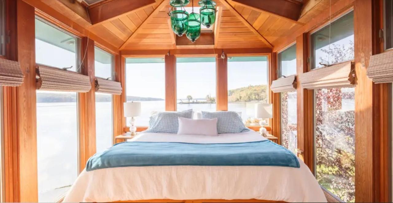 Hudson Riverfront Home Catskill Bagian luar foto