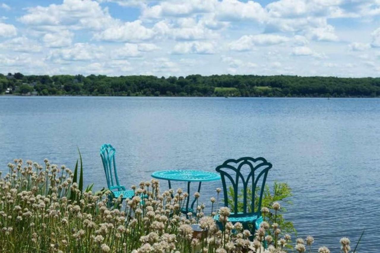 Hudson Riverfront Home Catskill Bagian luar foto